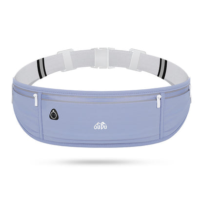 Dark blue Adjustable Running Belt - Fits Large Phones, Reflective, Earphone Port