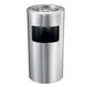 Stainless Steel Lobby Bin With Ashtray 10L